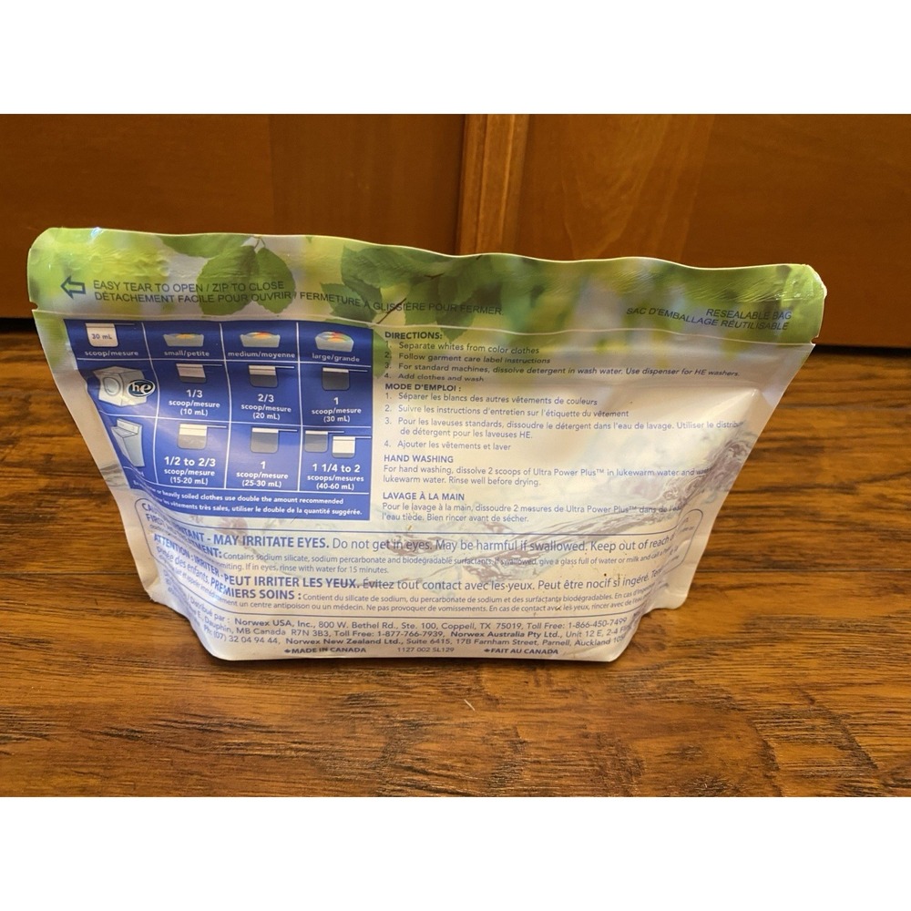Norwex Ultra Power Plus Laundry Detergent Powder Microfiber Cleaner Scrub Brush - Picture 5 of 7